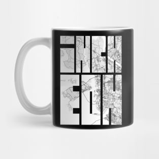 Incheon, South Korea City Map Typography - Light Mug